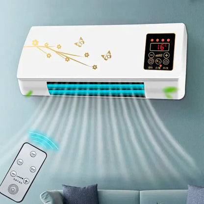 【超パワフル】ミニ冷暖房 ポータブル 2in1 卓上 冷風機 ヒーター TurboIce™