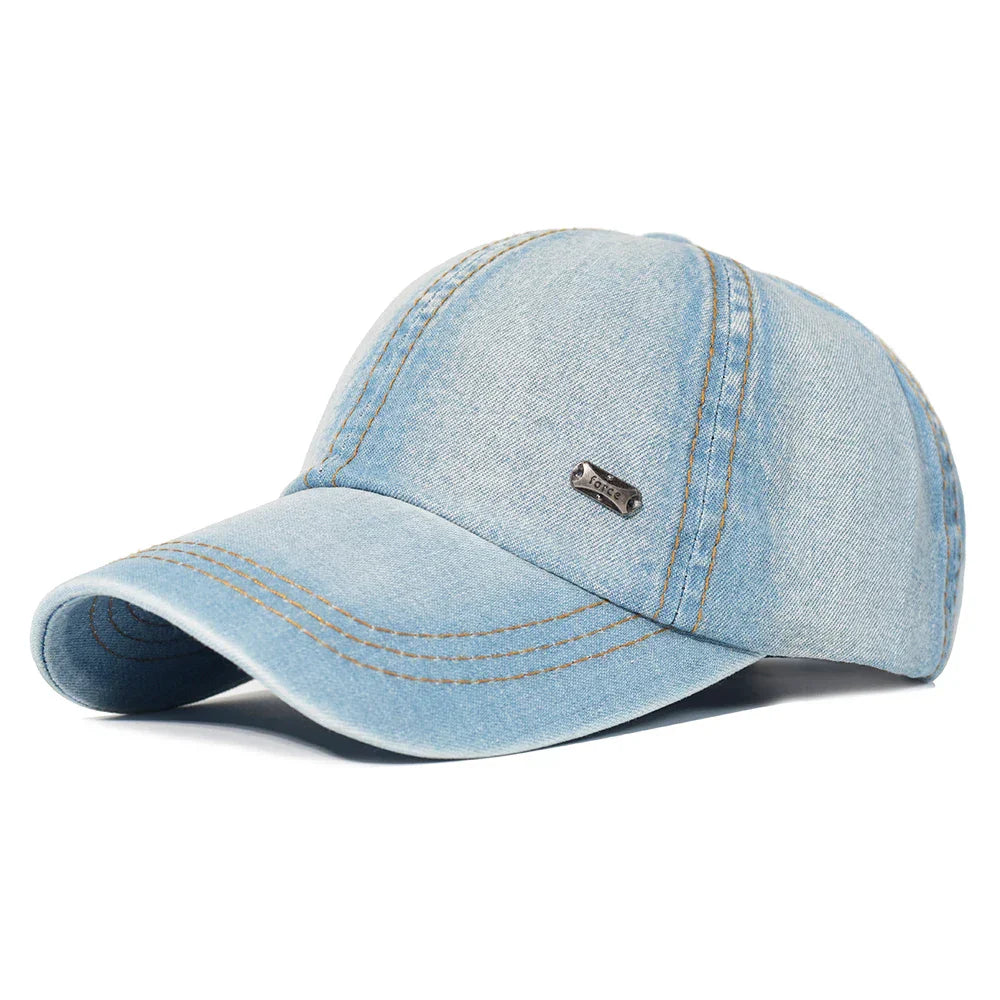 Classic Washed Denim Cap