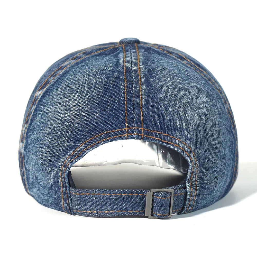 Classic Washed Denim Cap