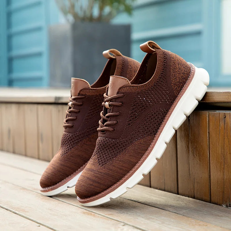 Arden Leather Knit Sneakers