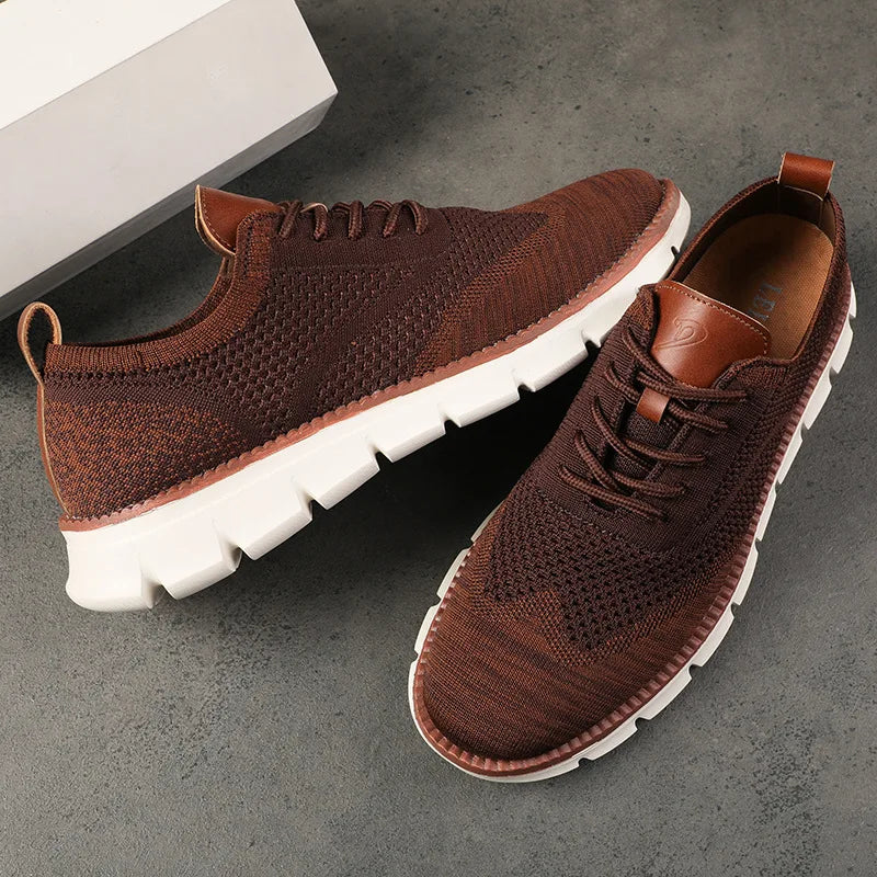 Arden Leather Knit Sneakers